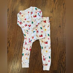 Little English Girls Christmas PJs